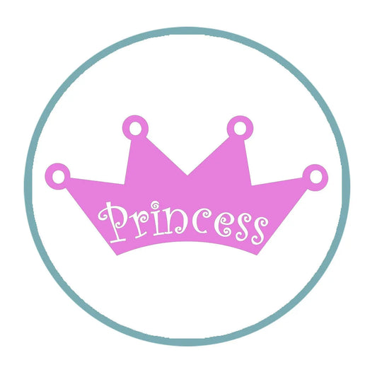 Princess Pink Pin-back Badge 1.25-inch Default Title