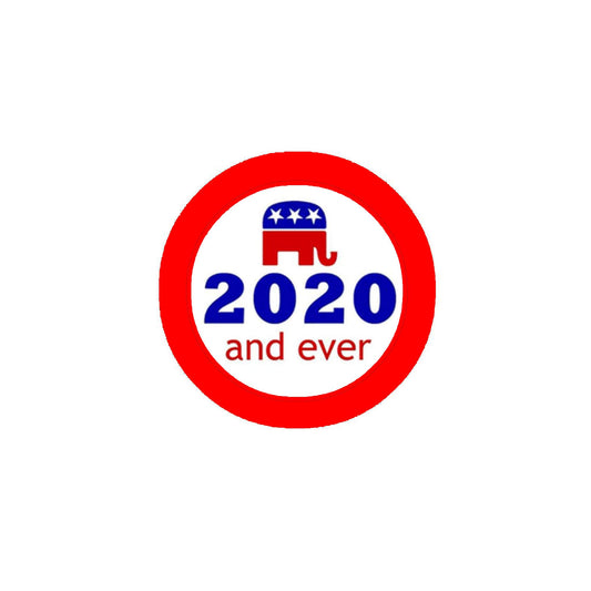 10 Pcs Republican 2020 and ever 1.25" Pinback for Jackets, Backpacks, etc.