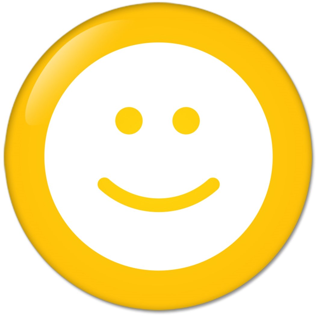 Face Emoticon Icon no.11 : Pinback Buttons 1.25 Inch (32mm) Default Title