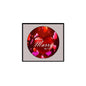 2.25-inch round red heart sticker with 'Will you Marry Me?' text