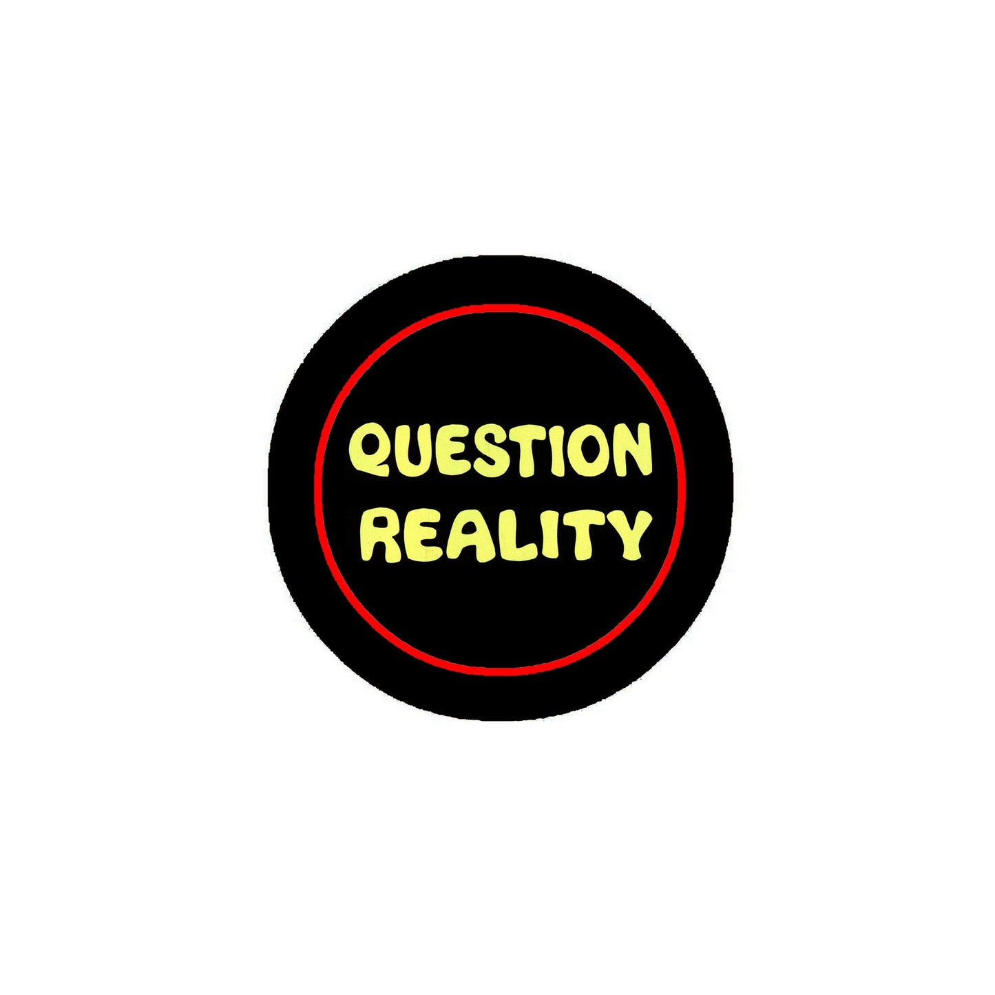 Question Reality Pinback 2.25-inch Default Title