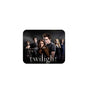 Black rectangular mouse pad with rounded corners, Twilight text and group portrait artwork