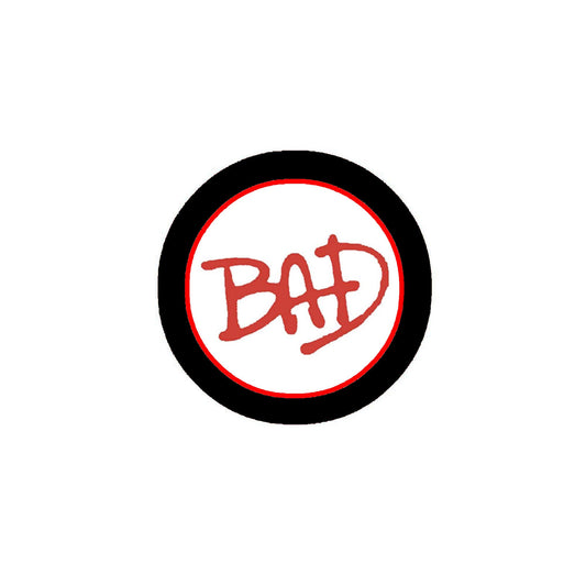 2 Pcs Set BAD Pinback Badge 2.25-inch Default Title