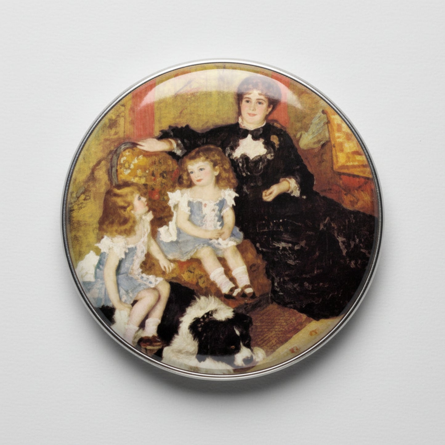 Renoir Mother and Daughters Pinback 2.25-inch Default Title