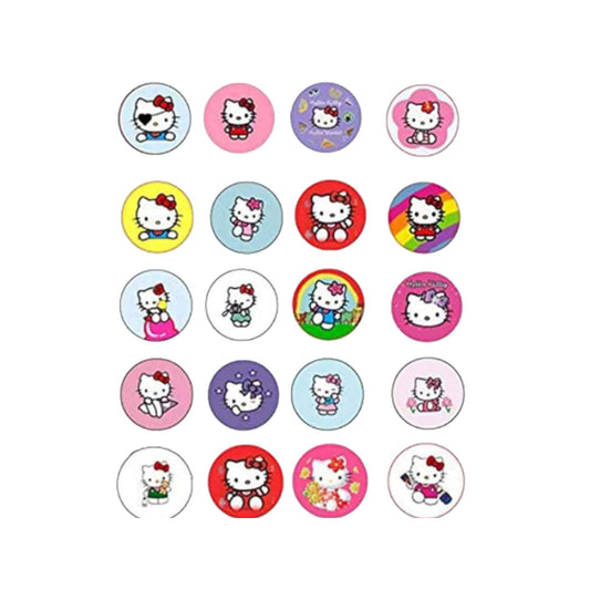 20 pcs collection cat girl 1.25" Pinback or Jackets, Backpacks, etc.