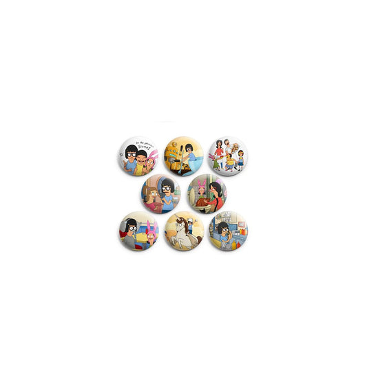 8 Pcs. Tina Fridge Magnets 1.25"