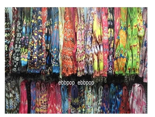 6 Pcs Set Lanyards Assorted 58 Cents only ea Mixed Color Popular Design Lanyards Christmas Gifts