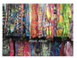 Assorted colorful lanyards set, multiple patterned neck straps in mixed bright colors