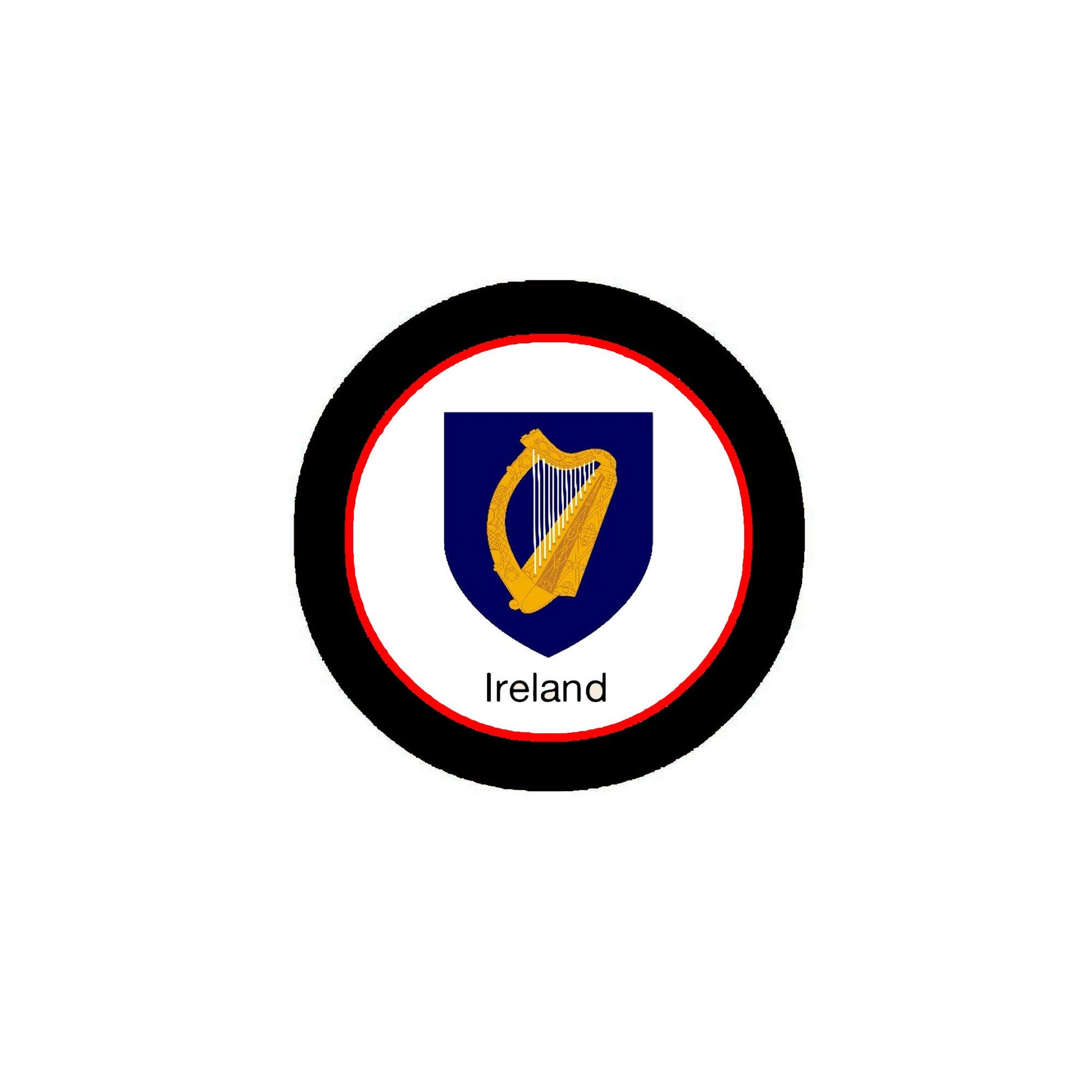 Ireland 3-inch Coat of Arms of Medieval Europe Default Title