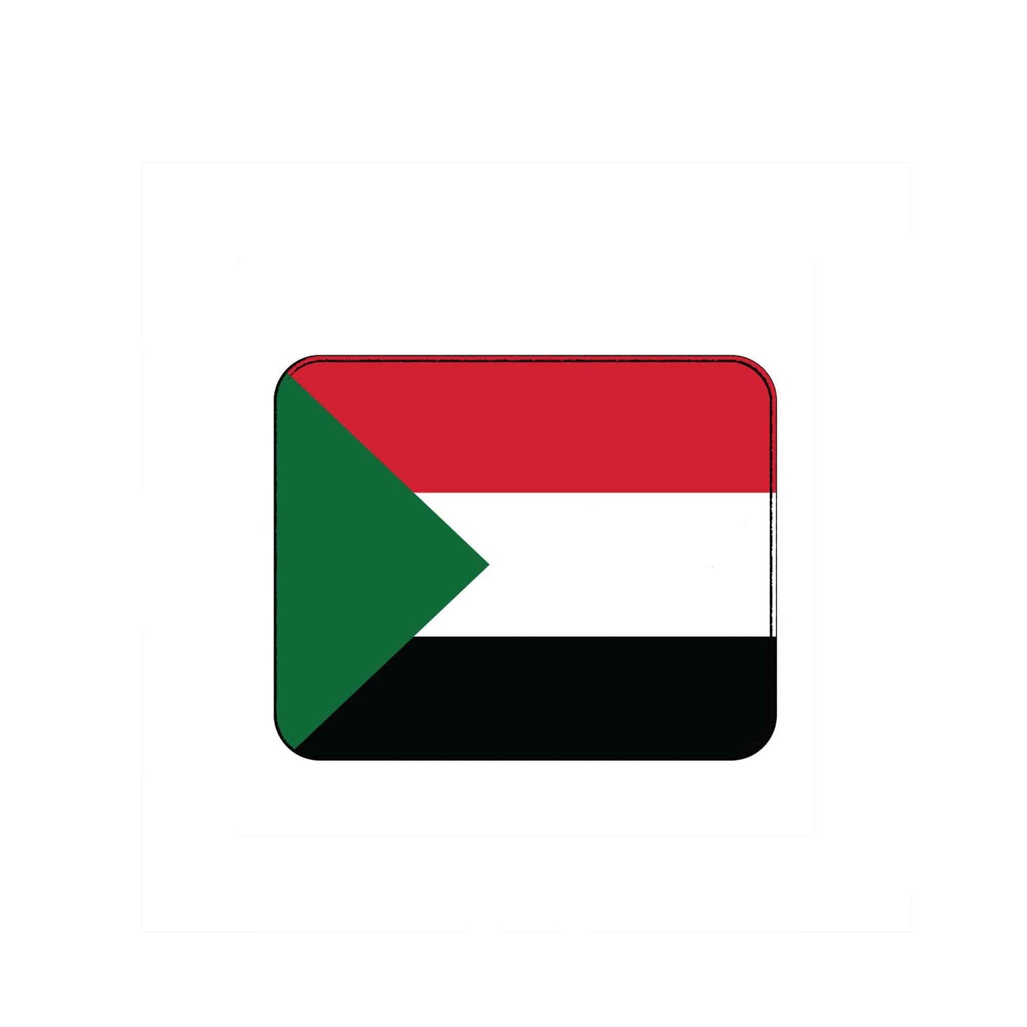 Sudan Country Flag Mouse Pad for Computers