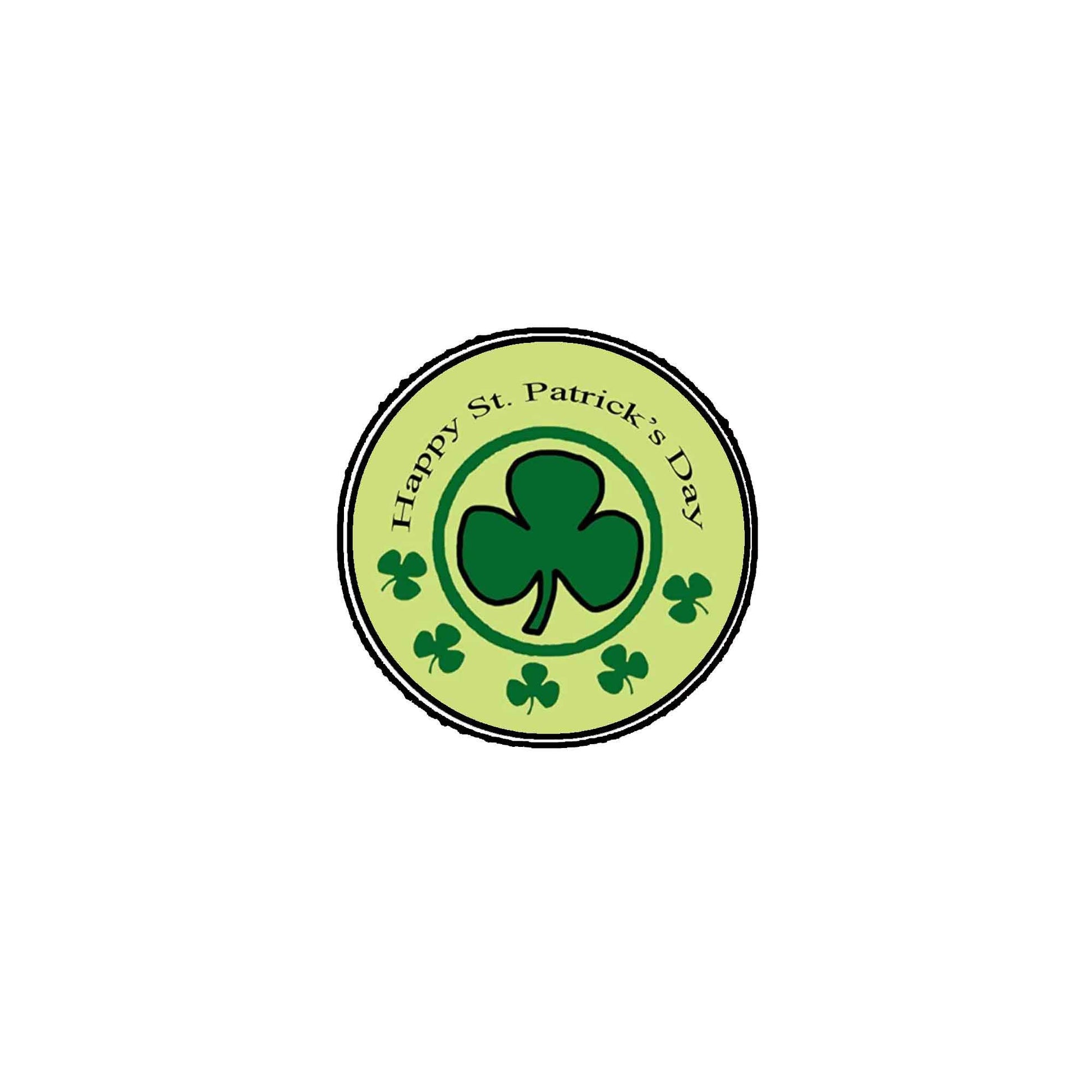 Happy St Patrick's Day 2.25-inch St Patrick's Default Title