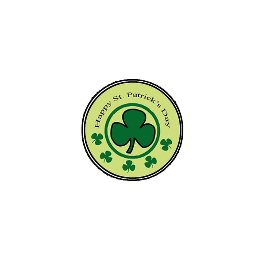 Happy St Patrick's Day 2.25-inch St Patrick's Default Title