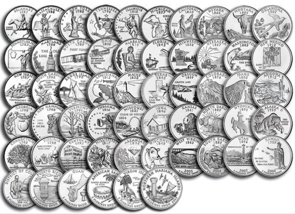 Missouri State Fridge Magnet 2.25-inch USA Quarter Coin Default Title