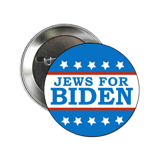 2020 - Jews for Biden 2.25" Pinback for Jackets, Backpacks, etc.