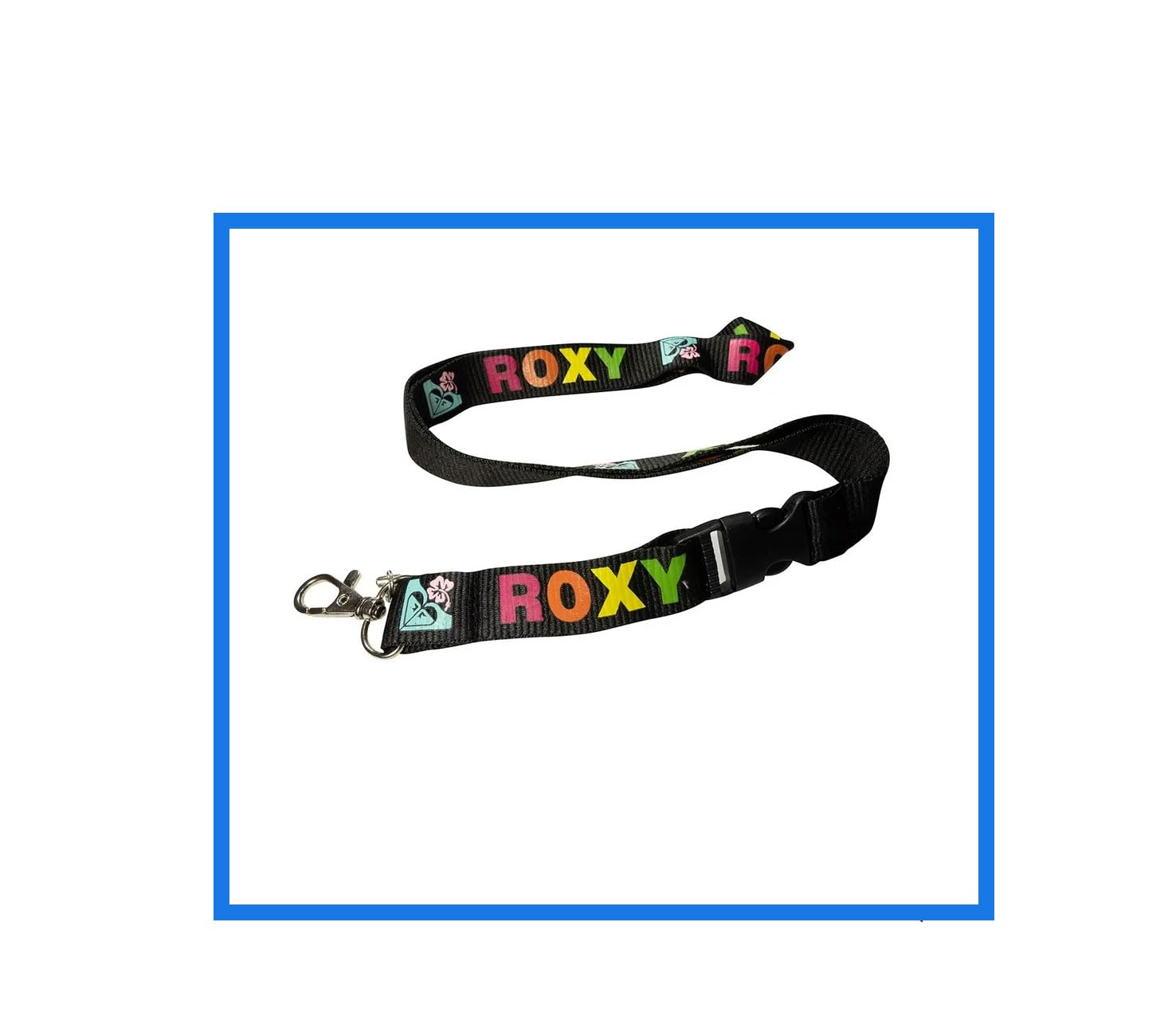 Roxana's nickname, Black Keychain Holder Lanyard R o x y ROXY Default Title
