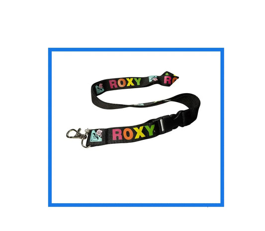 Roxana's nickname, Black Keychain Holder Lanyard R o x y ROXY Default Title