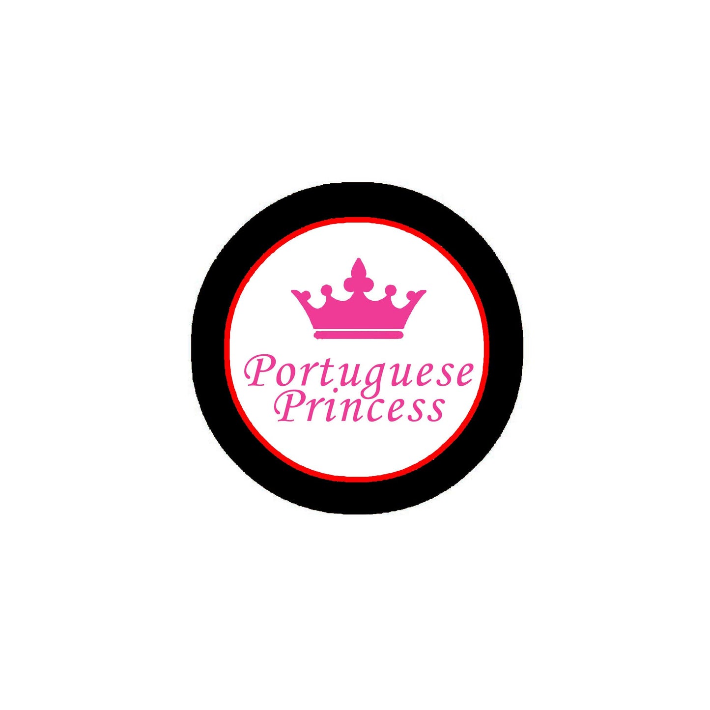 Portuguese Princess Birthday Royalty Crown 2.25-inch Pinback Default Title