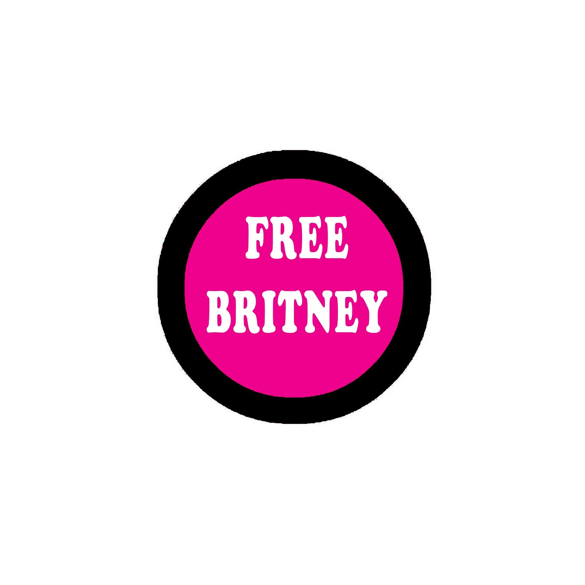 Free Britney 2.25-inch Pinback Badge Default Title