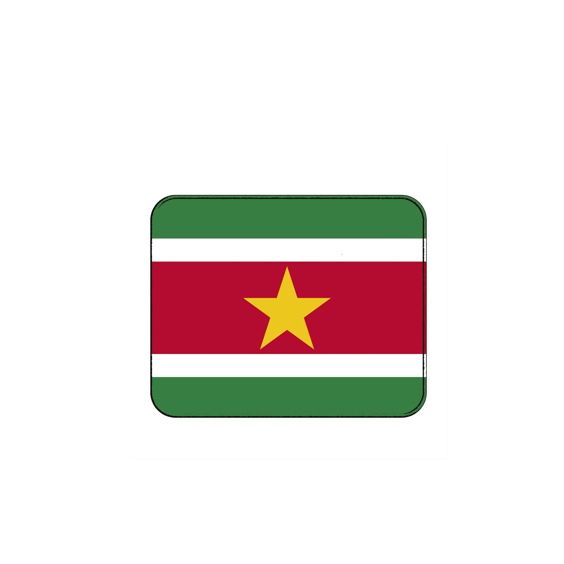 Suriname Country Flag Mousepad for Computers Default Title