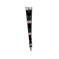 Black AC Milan themed lanyard with hook and phone string
