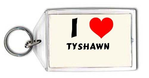 I love Tyshawn personalized keychain (first name surname nickname) Default Title