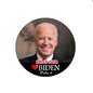 Round pinback badge with 'PRAY FOR BIDEN' heart and 'Psalm 41' text