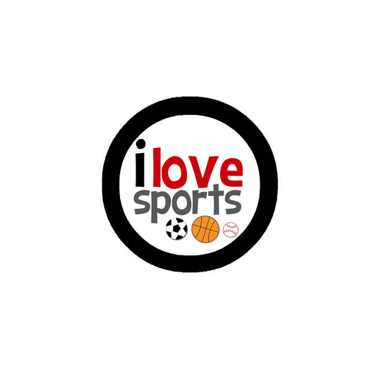10 Pcs I Love Sports 2.25" Pinback for Jackets, Backpack, hats