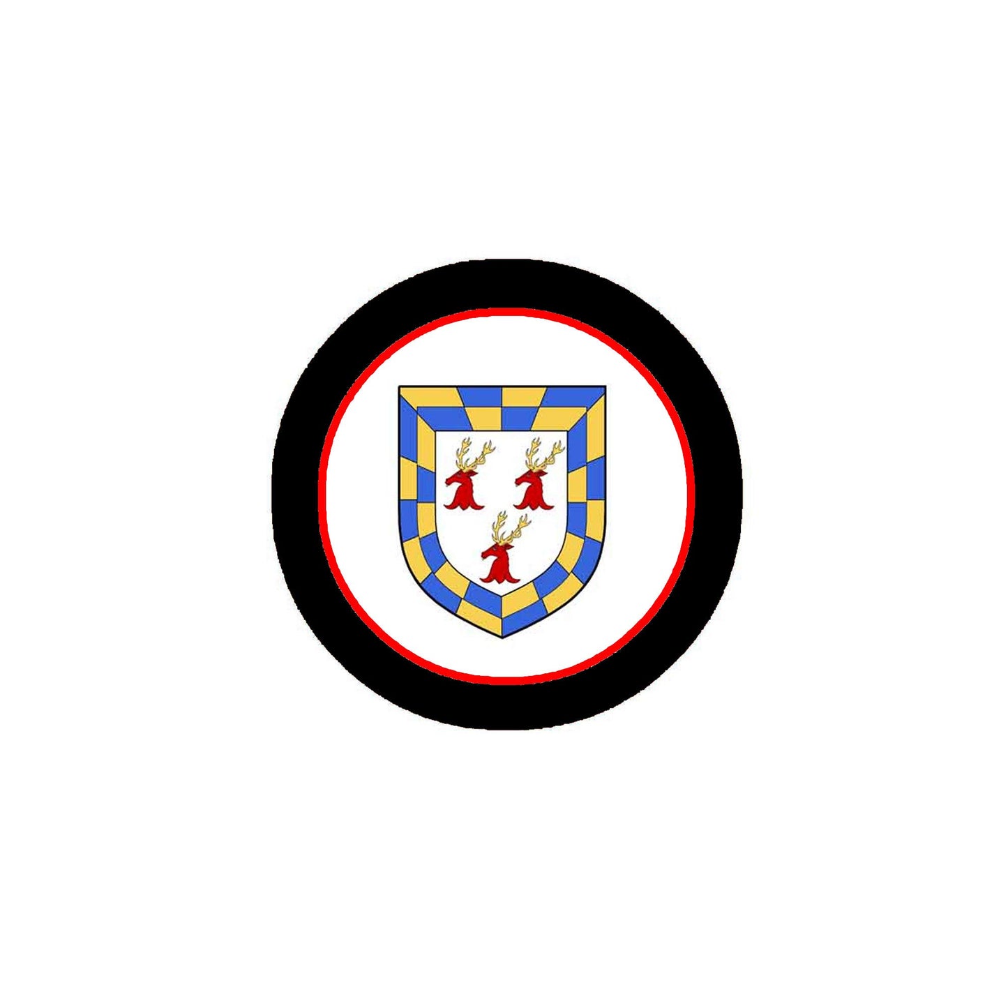 Doyle 3-inch Coat of Arms Fridge Round Magnet Default Title