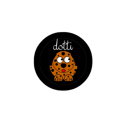 Dotti Dog Doggy Pinback Button Badge 2.25-inch Default Title