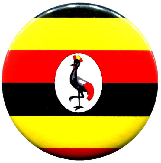 Uganda Flag Ugandan Pinback 2.25-inch Default Title