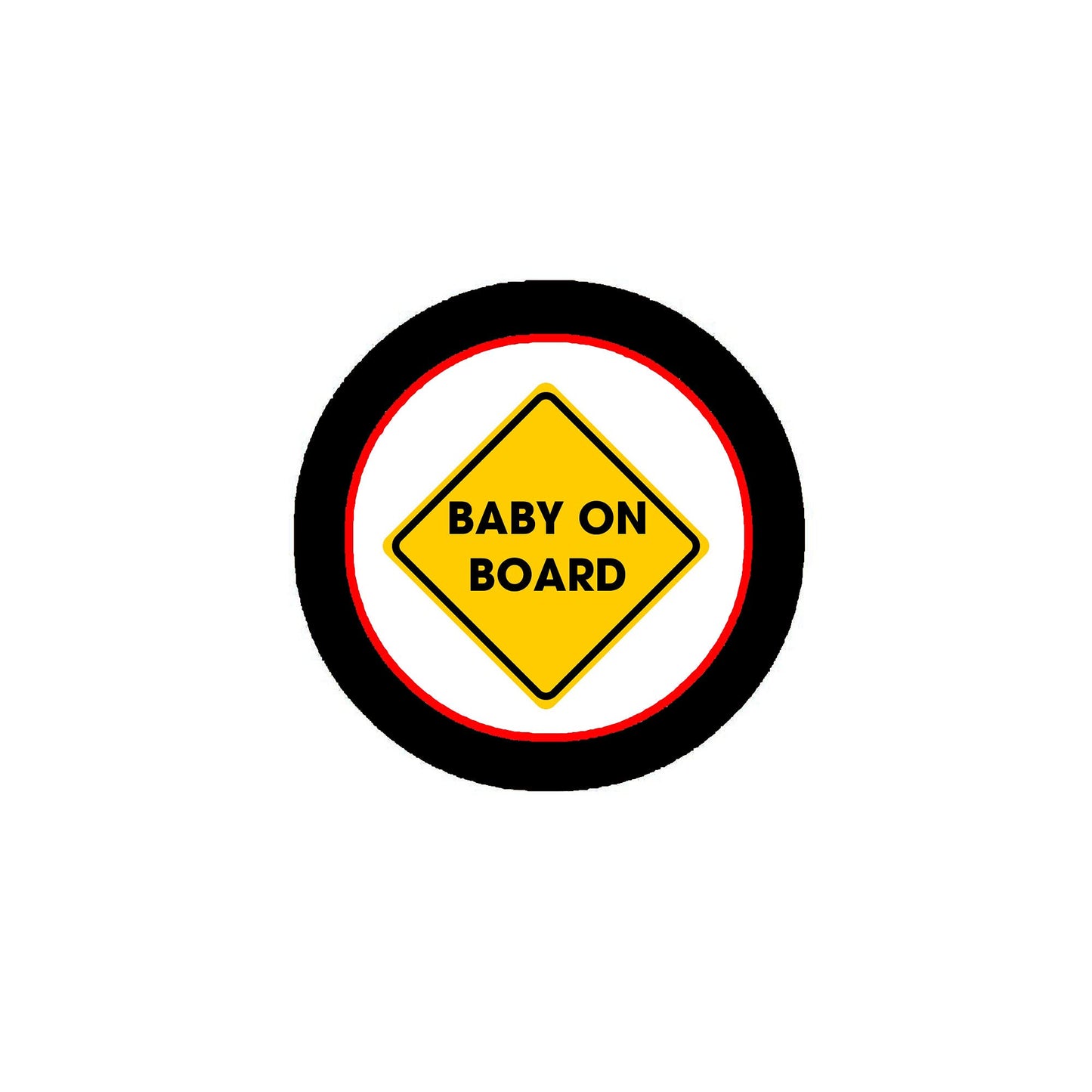 Baby On Board 2.25" Pinback or Jackets, Backpacks, etc.