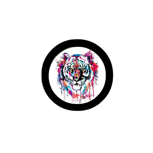 Bengal Tiger Art Pinback Badge 2.25-inch Default Title
