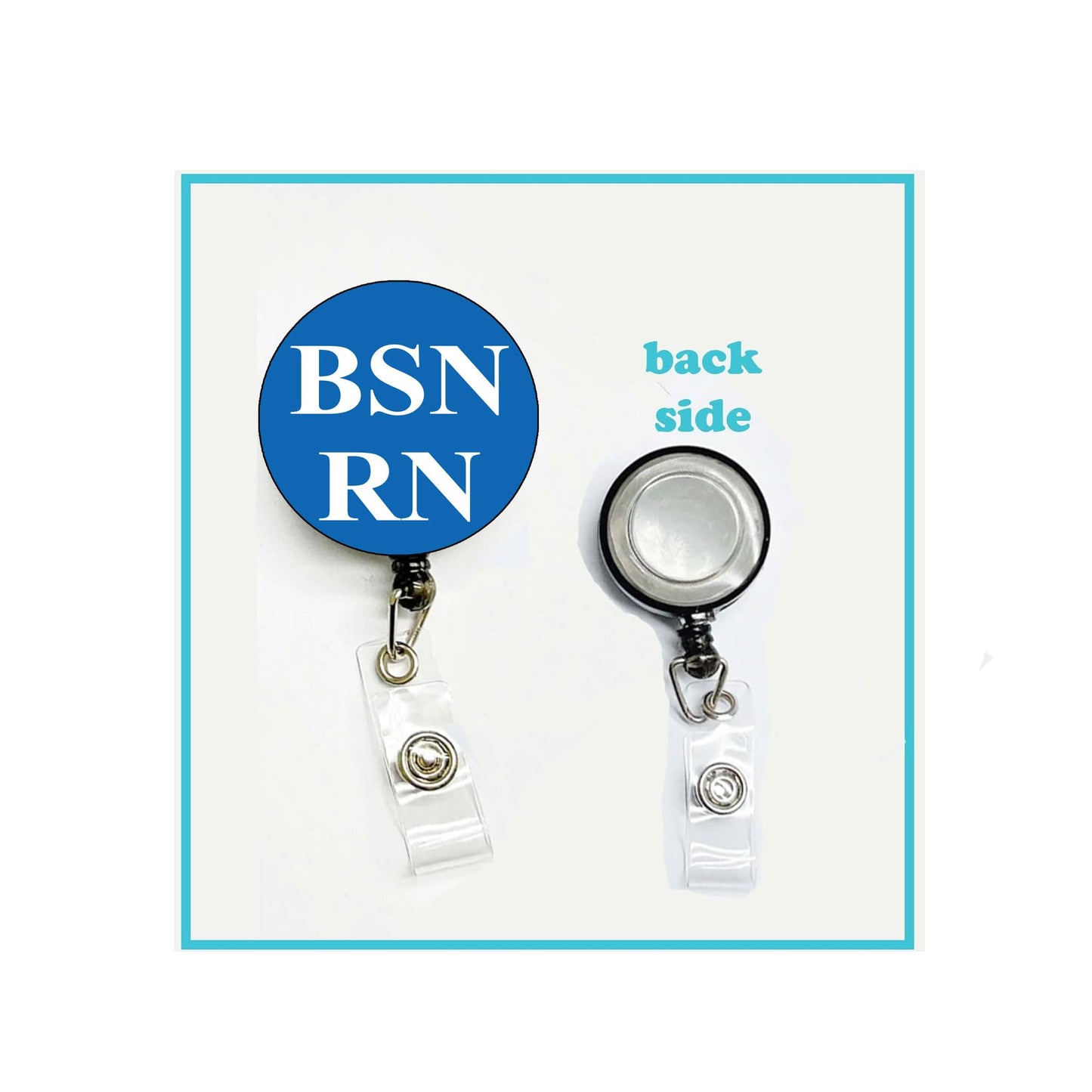 BSRN Badge Reels Cute Felt Retractable Badge Reels Themed Badge Holders Gift for Nurses Doctors ID Badges Name Cards Lanyards Holidays 1.45" Full