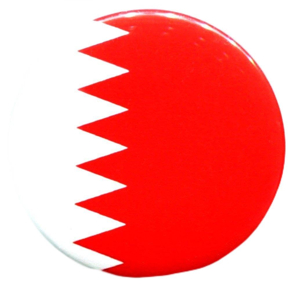 Bahrain Flag Bahraini Pinback 2.25-inch Default Title