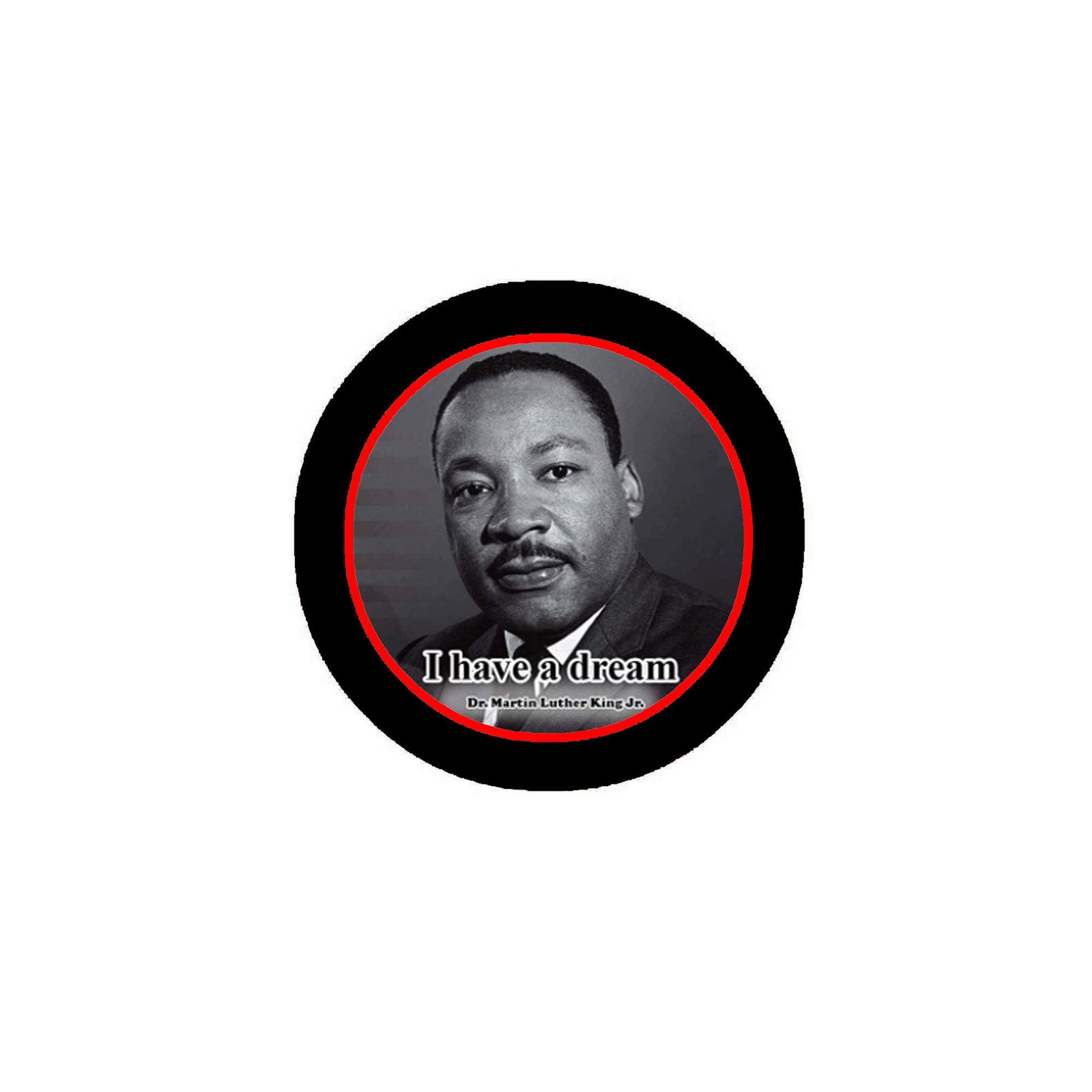 Dr. Martin Luther King Jr Pinback Badge 2.25-inch Default Title
