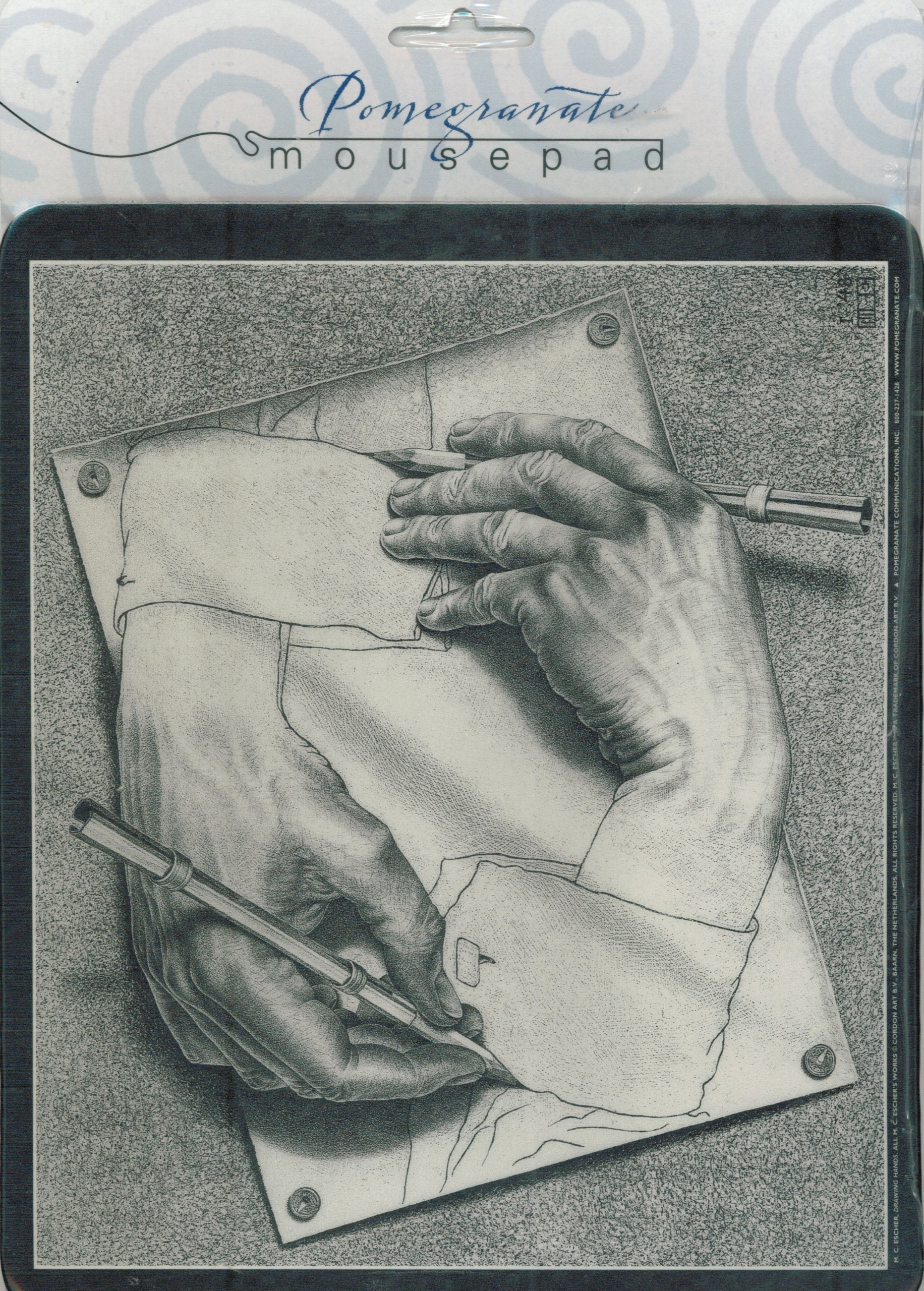 Drawing Hands Mousepad Default Title