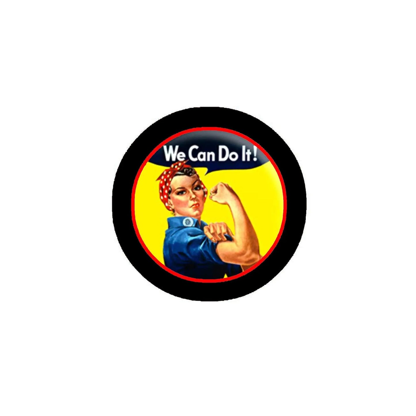 5 Pcs Resist Rosie the Riveter Pinback 1.25-inch - My Pinbacks