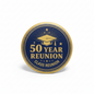 50 Year Reunion School Graduation Pinback 1.25-inch 12 Pcs