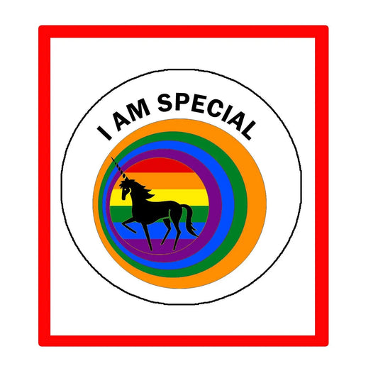 I am Special 1.25-inch Pinback Button backpacks Default Title