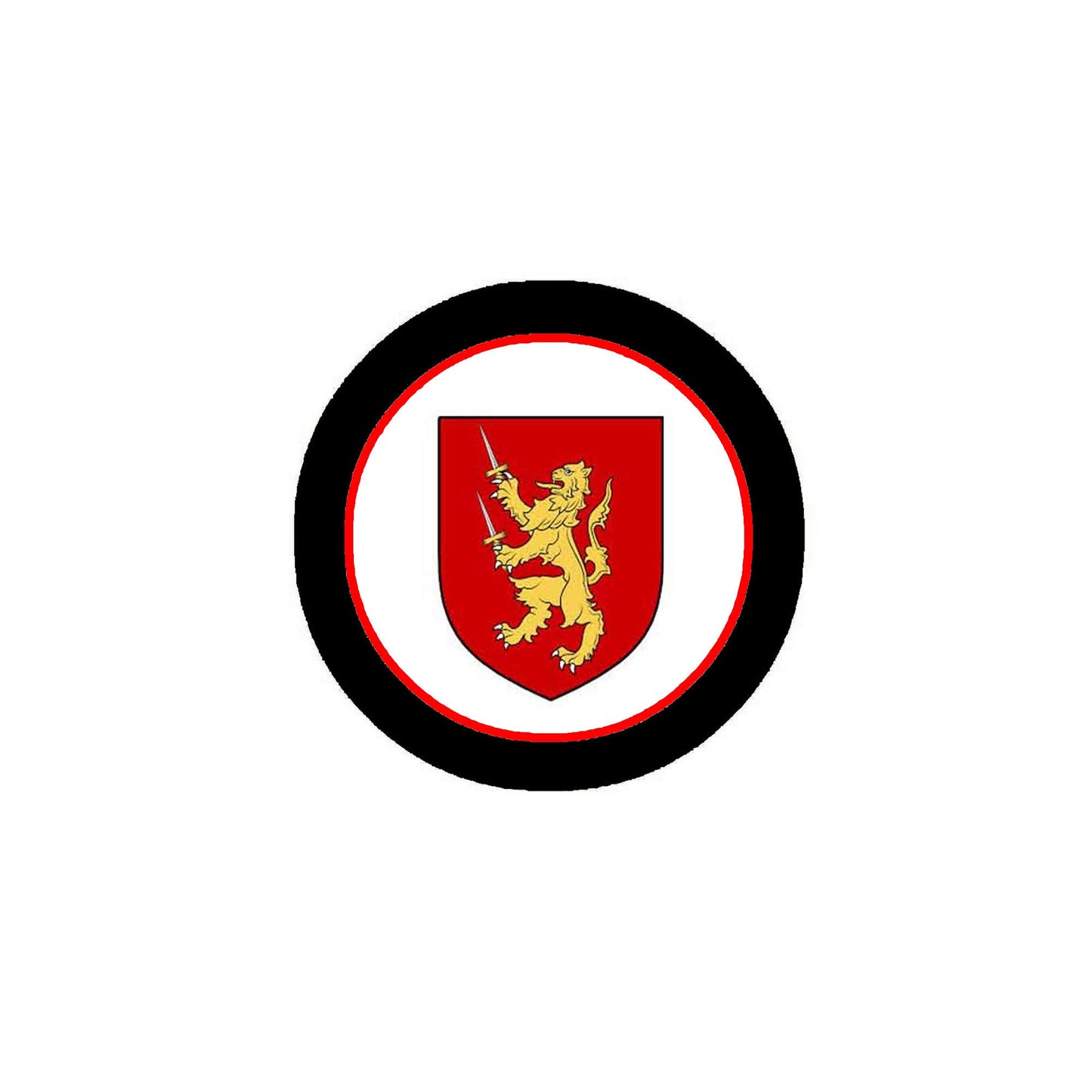 Hartigan 3-inch Coat of Arms Fridge Round Magnet Default Title