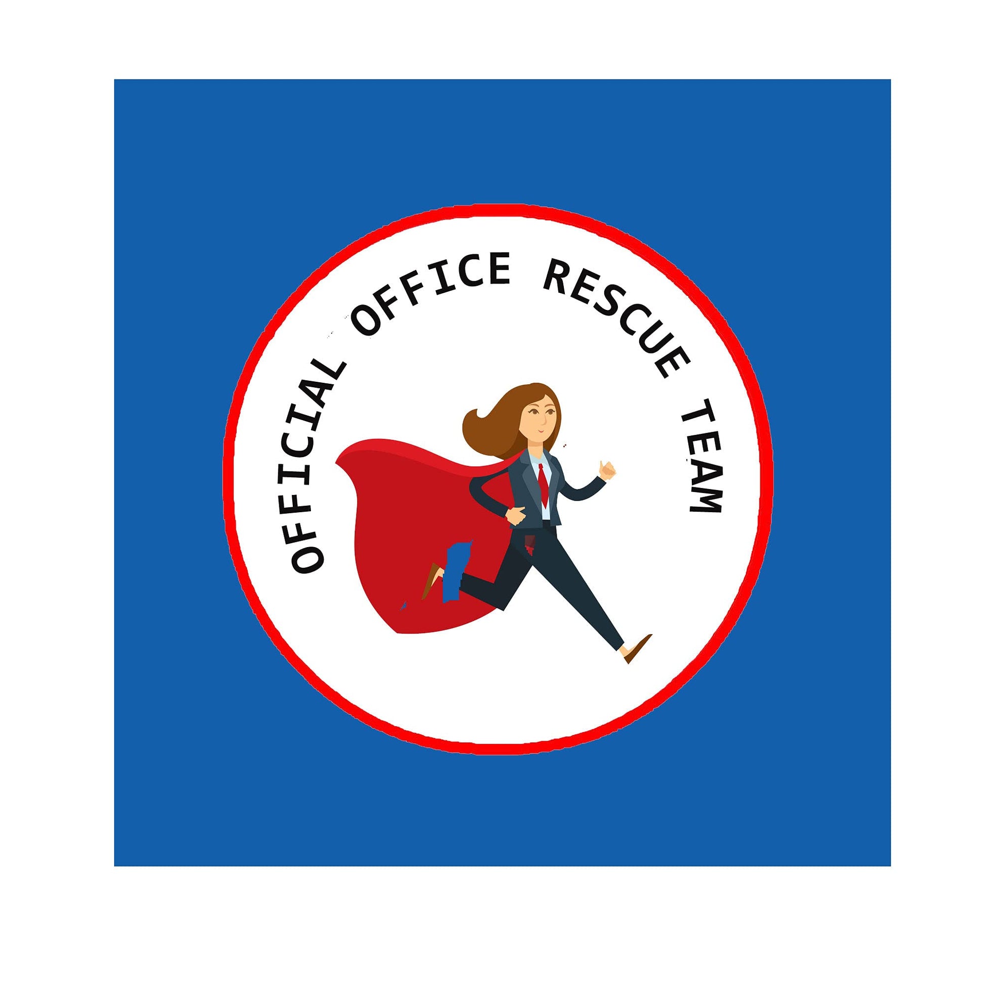 Official Office Rescue Team Pinback 2.25-inch Women Feminine Default Title