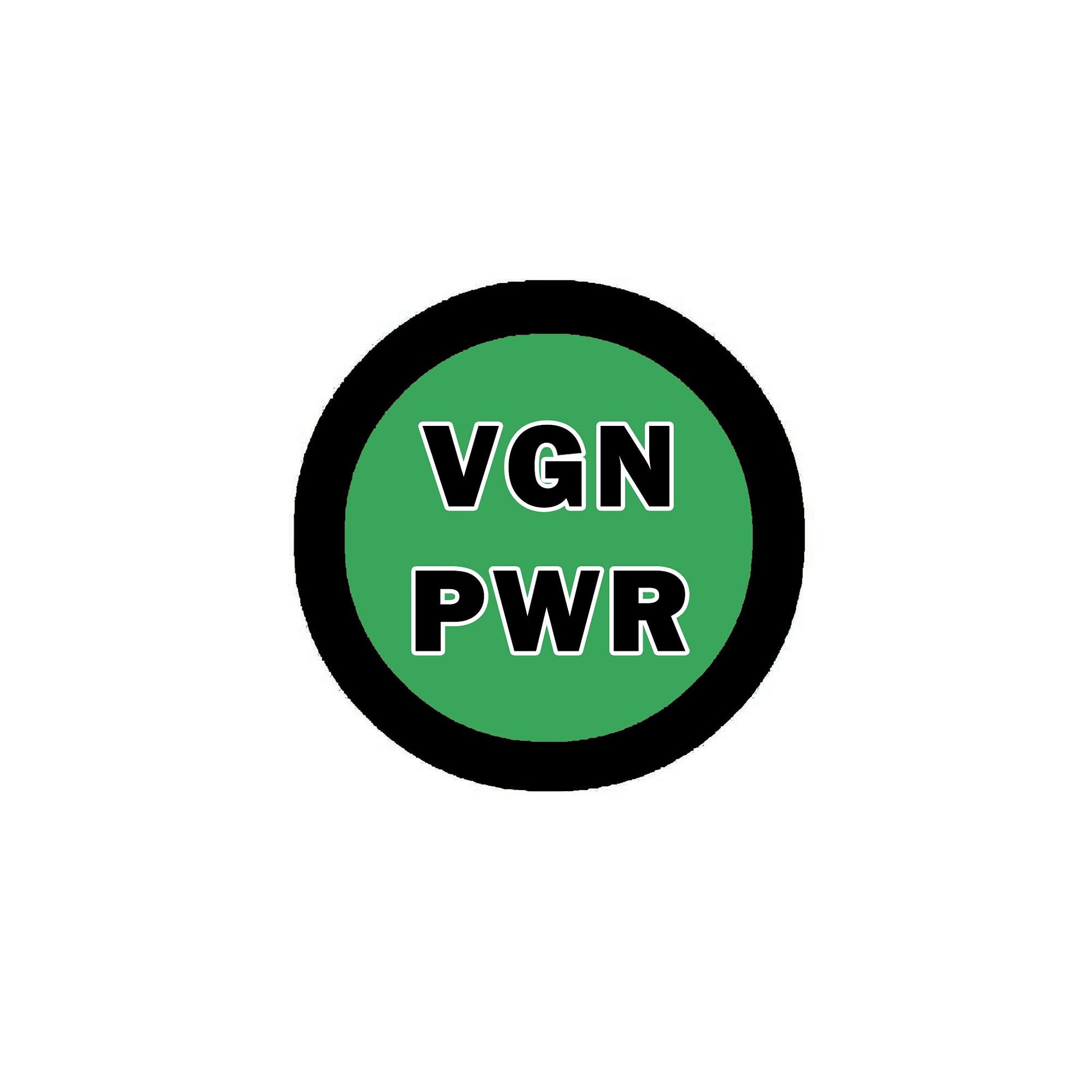 VGN PWR Vegan Pinback 2.25-inch Default Title