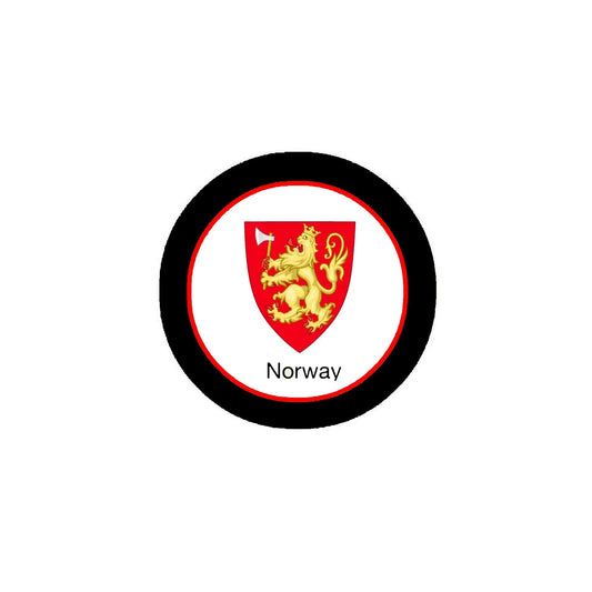 Norway 3-inch Coat of Arms of Medieval Europe Default Title