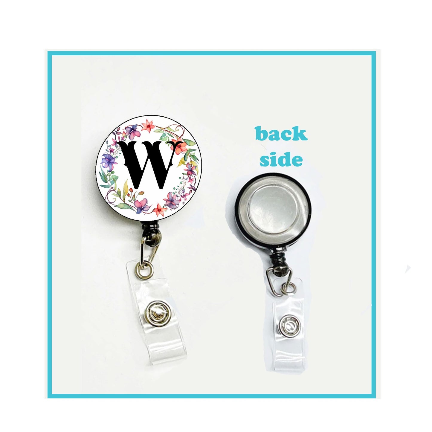 Calamari Badge Reels Cute Felt Retractable Badge Reels Themed Badge Holders Gift for Students, Nurses Doctors ID Badges Name Cards Holidays 1.45" with Lanyard