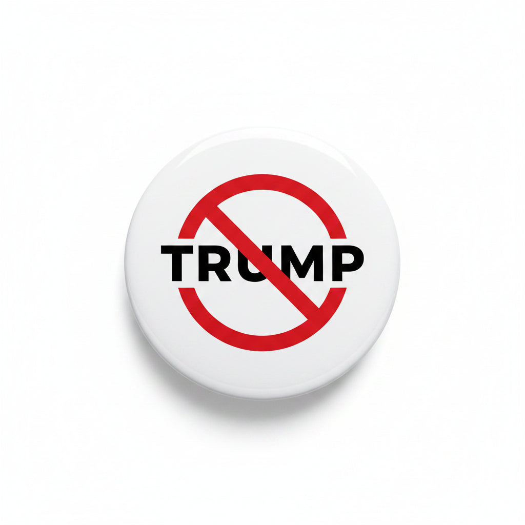 10 Pcs Set Political Anti Trump No Trump Pinback Pin Default Title