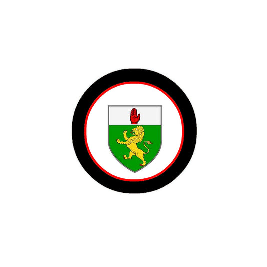 McGuiness 3-inch Coat of Arms Fridge Round Magnet Default Title