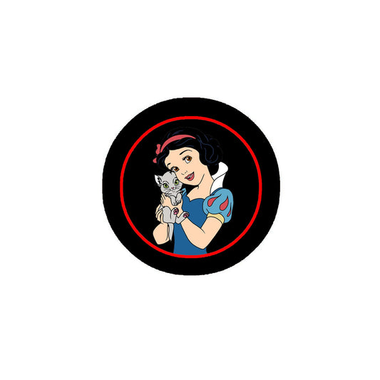 Snow White Kitten 2.25-inch Pinback Default Title