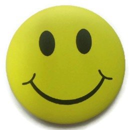 Chic Funny Smile Emoticon Pin Badge Button 1.75 Inches #3