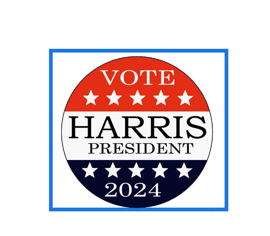Vote Harris President 2.25" Pinback for Jackets, Backpacks 2024 Election