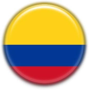 Colombia Badge Reels Cute Felt Retractable Badge Reels Themed Badge Holders Gift for Nurses Doctors ID Badges Name Cards Lanyards Holidays 1.45"